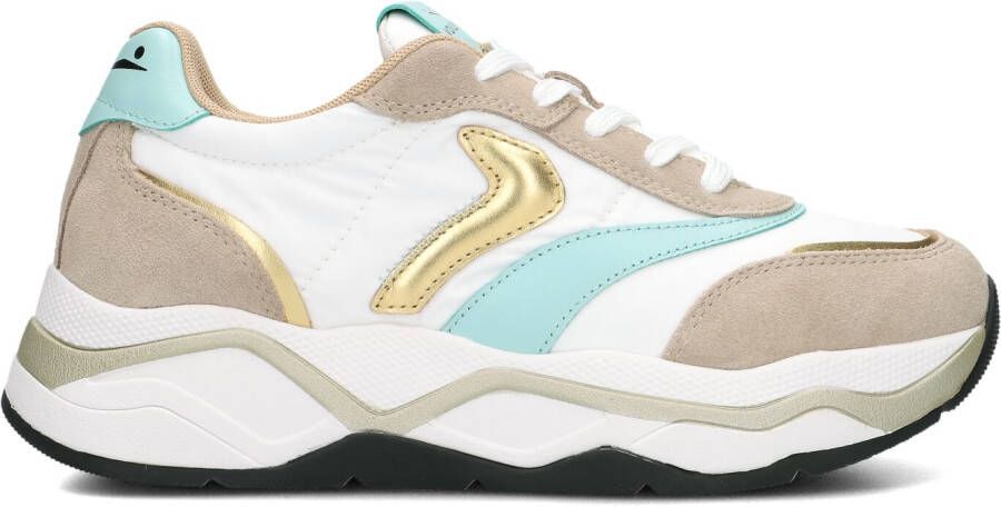 VOILE BLANCHE Lage Sneakers Dames Club108 Maat: 36 Materiaal: Suède Kleur: Beige - Foto 4