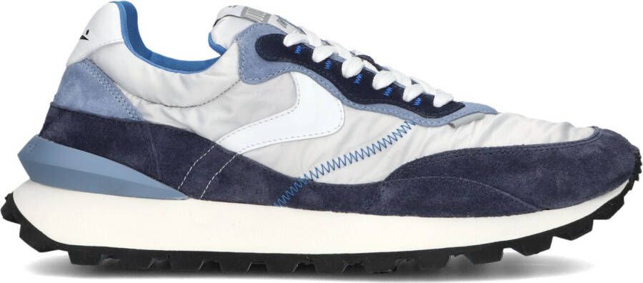 VOILE BLANCHE Lage Sneakers Heren Qwark Hype Man Maat: 40 Materiaal: Suède Kleur: Blauw