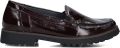 WALDLAUFER Waldläufer Loafers Dames H Elisa Lakleer Rood - Rood