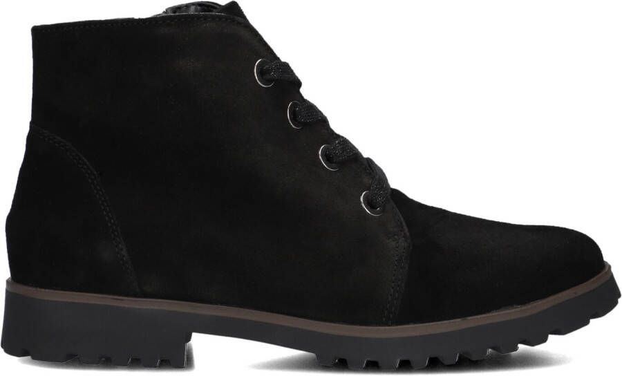WALDLAUFER Waldläufer Veterboots Dames H Elisa Maat: 37 5 Materiaal: Suède Kleur: Zwart - Foto 3