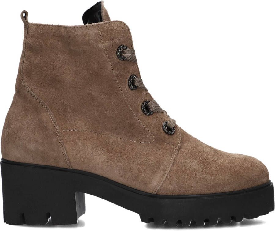 WALDLAUFER Waldläufer Enkellaarsjes Dames 608802 Maat: 38 5 Materiaal: Suède Kleur: Beige - Foto 3