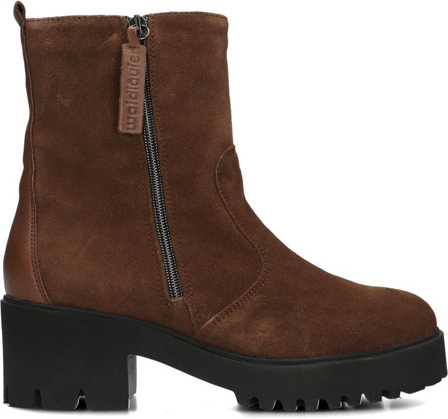 WALDLAUFER Waldläufer Enkellaarsjes Dames 771803 Maat: 40 Materiaal: Leer Kleur: Cognac - Foto 2