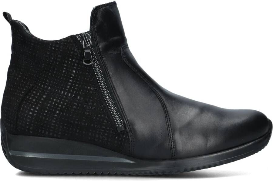 WALDLAUFER Waldläufer Enkellaarsjes Dames 980808 Maat: 39 5 Materiaal: Leer Kleur: Zwart - Foto 2