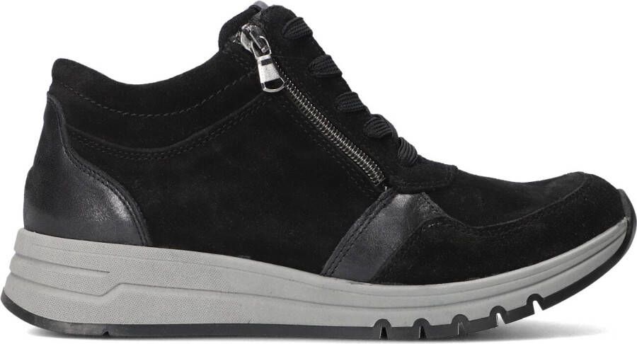 WALDLAUFER Waldläufer Hoge Sneakers Dames H April Maat: 39 Materiaal: Suède Kleur: Zwart