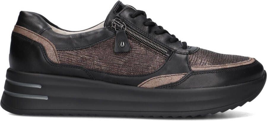 Wäldlaufer Waldlaufer Sneakers Dames Lage sneakers Damesschoenen Leer 755004 Zwart combi +