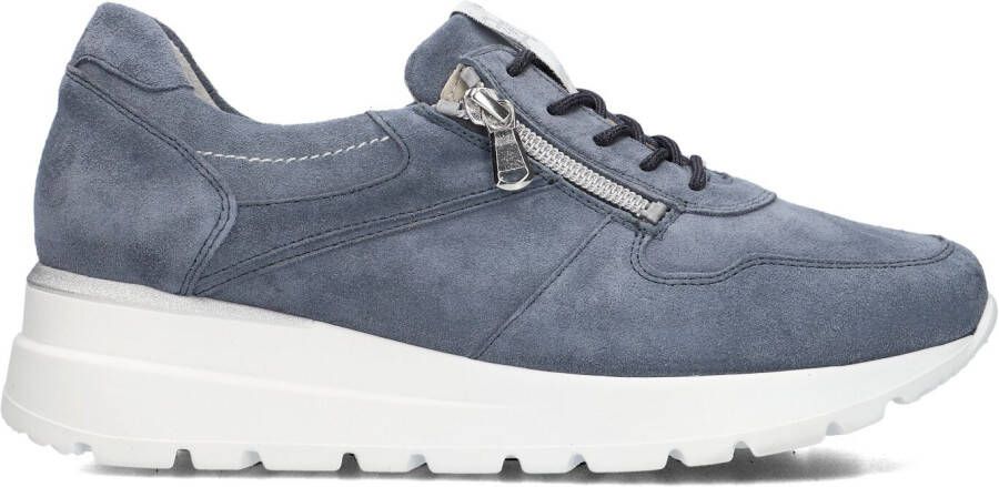 WALDLAUFER Waldläufer Lage Sneakers Dames 793007 Maat: 41 Materiaal: Suède Kleur: Blauw