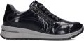 WALDLAUFER Waldläufer Lage Sneakers Dames H-inessa Lakleer Blauw - Blauw