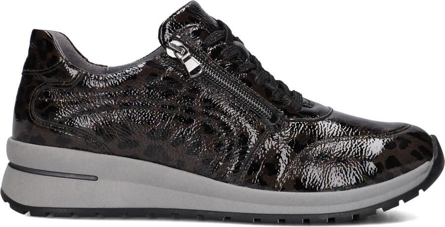 WALDLAUFER Waldläufer Lage Sneakers Dames H-inessa Maat: 37 5 Materiaal: Lakleer Kleur: Bruin