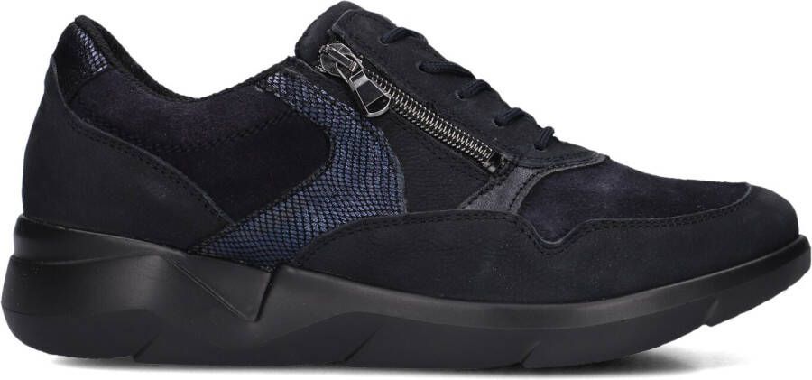 WALDLAUFER Waldläufer Lage Sneakers Dames K Funky Maat: 39 Materiaal: Suède Kleur: Blauw