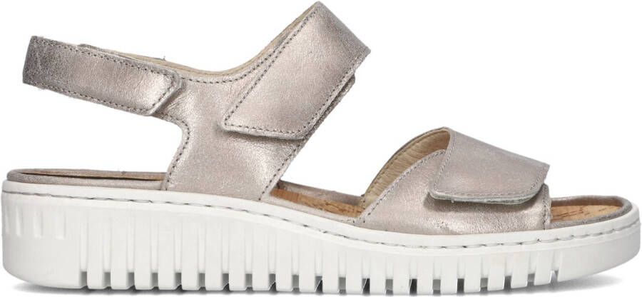 WALDLAUFER Waldläufer Sandalen Dames 955001 Met Maat: 42 Materiaal: Leer Kleur: Zilver