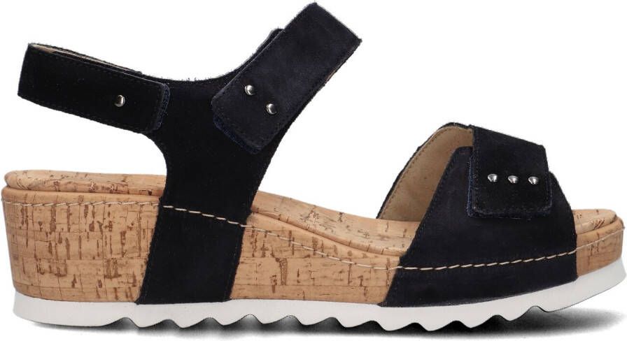 WALDLAUFER Waldläufer Sandalen Dames H-marla Maat: 41 5 Materiaal: Suède Kleur: Blauw - Foto 2