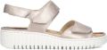 WALDLAUFER Waldläufer Sandalen met Hak Dames H-willow Leer Zilverkleurig - Zilver