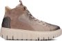 WALDLAUFER Waldläufer Sneakers Dames Combi H Rits Sneaker Maat: 37 5 Materiaal: Suède Kleur: Beige - Thumbnail 2