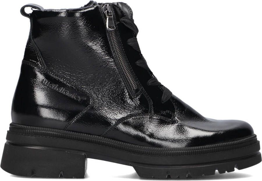 WALDLAUFER Waldläufer Veterboots Dames Lak H Rits Booty Maat: 41 Materiaal: Lakleer Kleur: Zwart - Foto 3