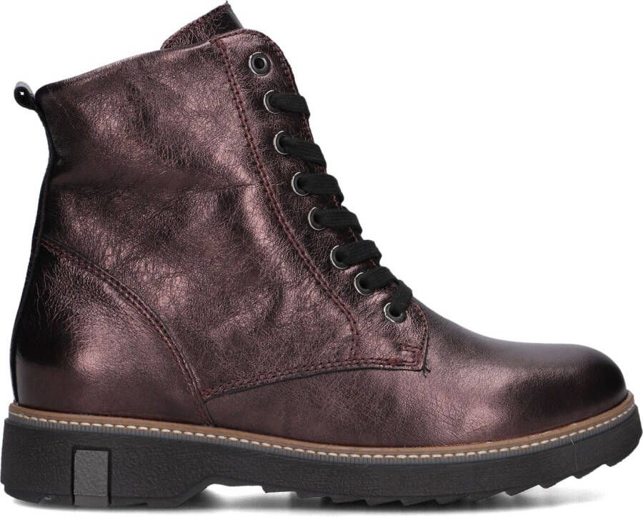 WALDLAUFER Waldläufer Veterboots Dames Met H Veterbooty Maat: 38 Materiaal: Leer Kleur: Paars - Foto 2