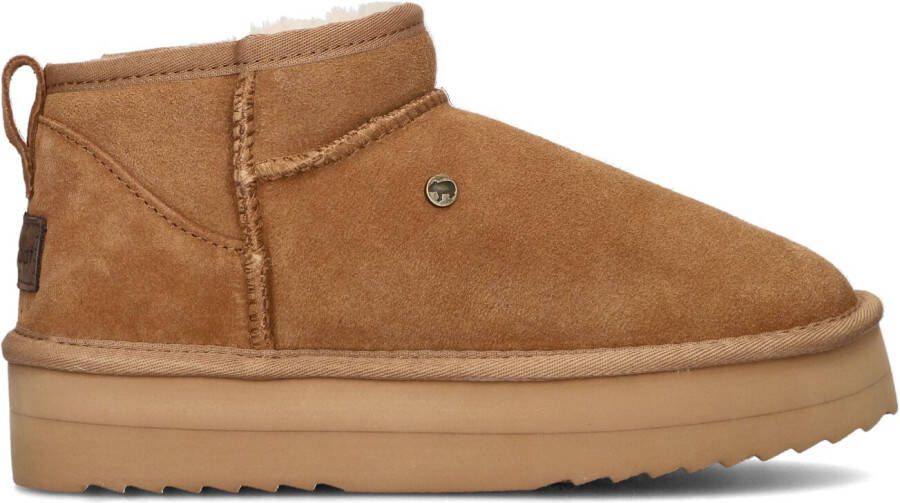 WARMBAT Vachtlaarzen Dames Durack Plateau Maat: 42 Materiaal: Suède Kleur: Cognac - Foto 6