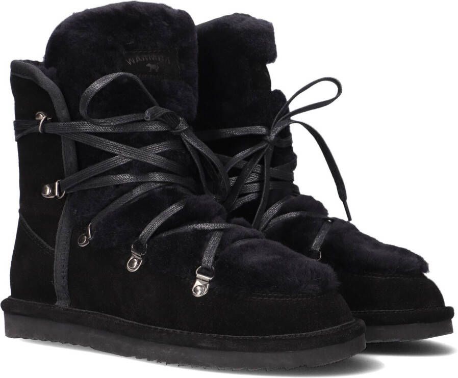 WARMBAT Vachtlaarzen Dames Moonbi Maat: 37 Materiaal: Suède Kleur: Zwart - Foto 3