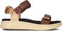 Woden Stijlvolle en Comfortabele Line Sandaal met Verstelbare Bandjes Brown Dames - Thumbnail 5