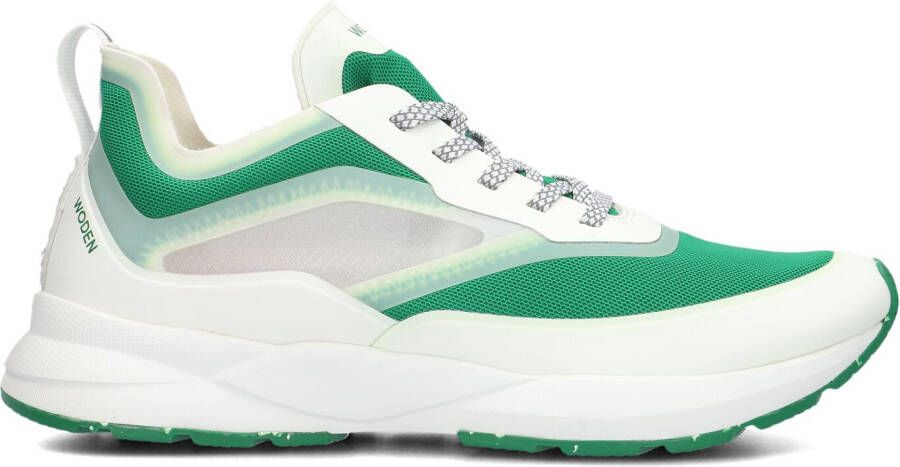 WODEN Lage Sneakers Dames Stelle Transparan Maat: 37 Materiaal: Kunststof Kleur: Groen