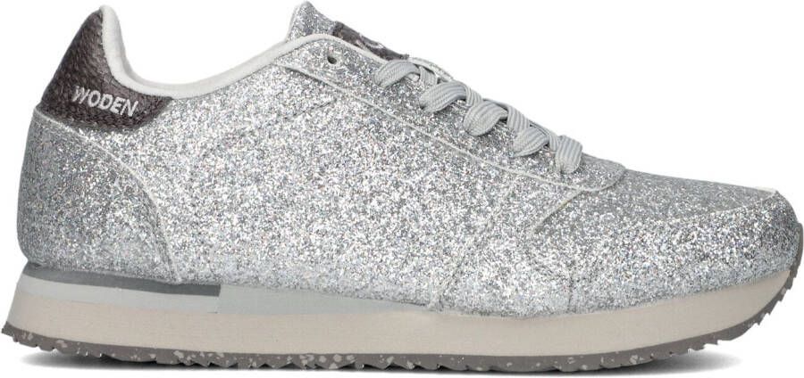 WODEN Lage Sneakers Dames Ydun Icon Glitter Maat: 37 Materiaal: Textiel Kleur: Grijs
