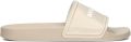 WOOLRICH Badslippers Dames Slide Sandal Dames Rubber Beige - Beige