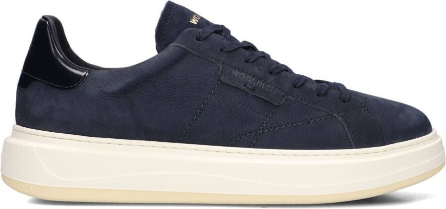 WOOLRICH Lage Sneakers Heren Arrow Man Milled Nabuk Maat: 45 Materiaal: Nubuck Kleur: Blauw
