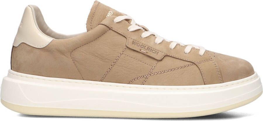 WOOLRICH Lage Sneakers Heren Arrow Man Milled Nabuk Maat: 44 Materiaal: Nubuck Kleur: Beige
