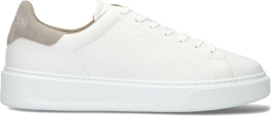 WOOLRICH Lage Sneakers Heren Classic Court Man Maat: 43 Materiaal: Leer Kleur: Wit - Foto 2