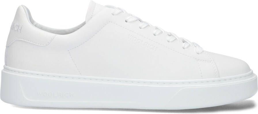 WOOLRICH Lage Sneakers Heren Classic Court Man Maat: 45 Materiaal: Leer Kleur: Wit - Foto 2