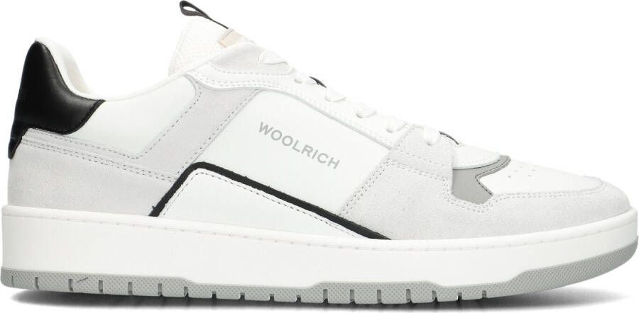 WOOLRICH Lage Sneakers Heren Low Basket Maat: 41 Materiaal: Suède Kleur: Wit