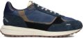 WOOLRICH Lage Sneakers Heren Retro Sneaker Man Camoscio Suède Blauw - Blauw