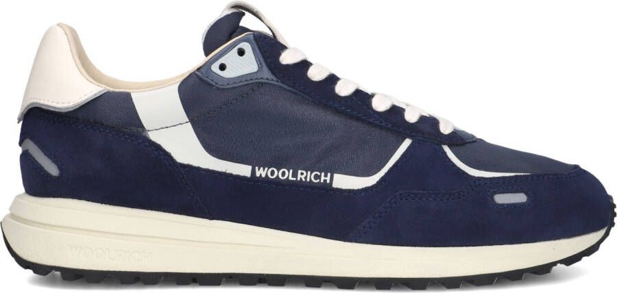 WOOLRICH Lage Sneakers Heren Retro Sneaker Man Maat: 40 Materiaal: Suède Kleur: Blauw