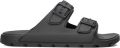 WOOLRICH Slippers Heren Two Bands Sandal Man Rubber Zwart - Zwart