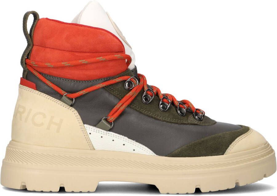 WOOLRICH Veterboots Dames Retro Hiking Boot Gum Maat: 37 Materiaal: Leer Kleur: Bruin