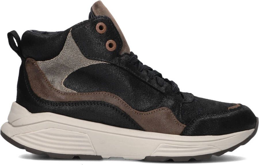 XSENSIBLE Hoge Sneakers Dames Sue G Hoge Sneaker Maat: 38 Materiaal: Leer Kleur: Zwart - Foto 2