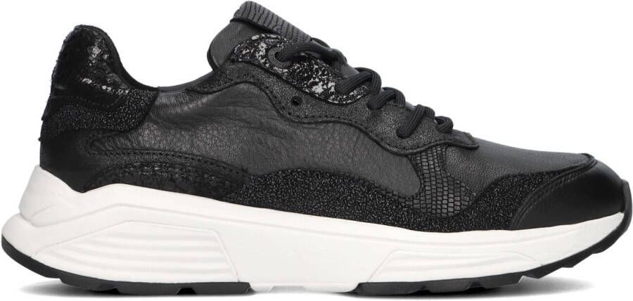 XSENSIBLE Lage Sneakers Dames Rainbow Maat: 36 Materiaal: Leer Kleur: Zwart