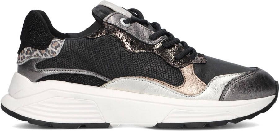 XSENSIBLE Lage Sneakers Dames Rainbow Maat: 40 Materiaal: Textiel Kleur: Zwart - Foto 3