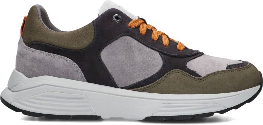 XSENSIBLE Lage Sneakers Heren Rialto Maat: 46 Materiaal: Leer Kleur: Groen