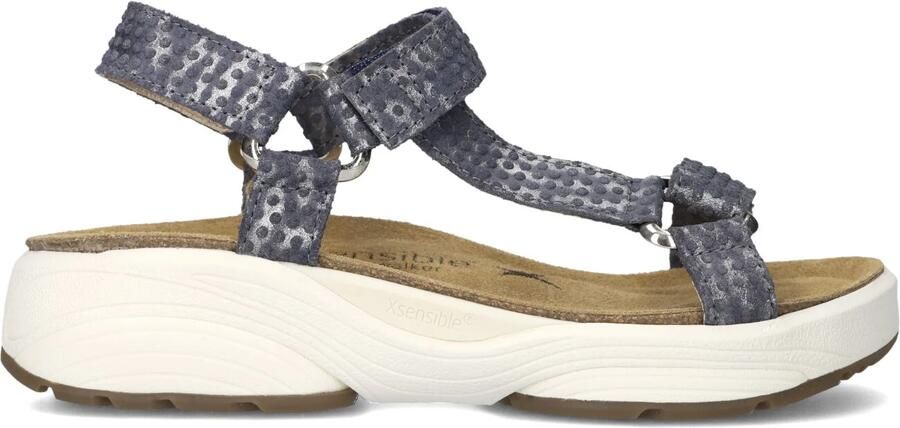 XSENSIBLE Dames Passiflora Maat: 37 Materiaal: Textiel Kleur: Blauw - Foto 3