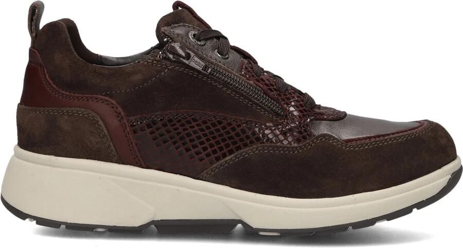 XSENSIBLE Lage Sneakers Dames Grenoble Suède Bruin - Foto 4