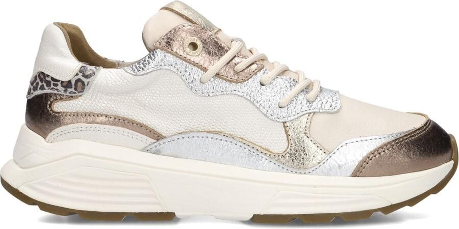 XSENSIBLE Lage Sneakers Dames Rainbow Maat: 38 Materiaal: Leer Kleur: Beige - Foto 7