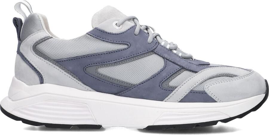 XSENSIBLE Lage Sneakers Heren Brooklyn Men Nubuck Blauw