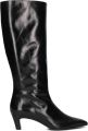 ZINDA Hoge Laarzen Dames 3226 Leer Zwart - Beige