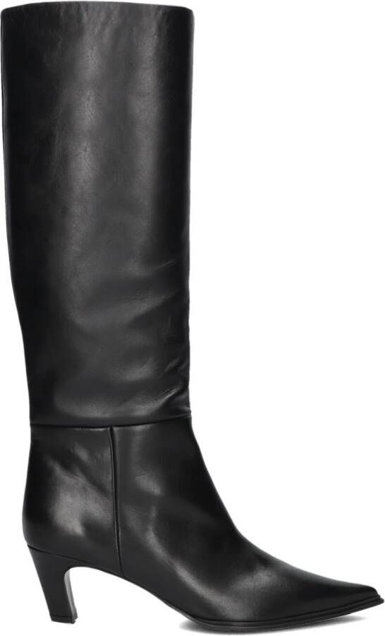 ZINDA Hoge Laarzen Dames 3245 Maat: 39 Materiaal: Leer Kleur: Zwart