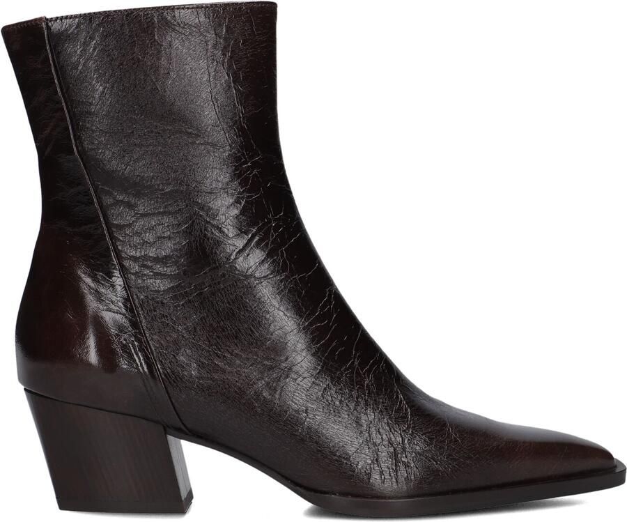 ZINDA Enkellaarsjes Dames 3225 Leer Bruin