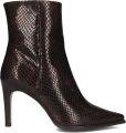 ZINDA Enkellaarsjes Dames 3263 Leer Bruin - Bruin