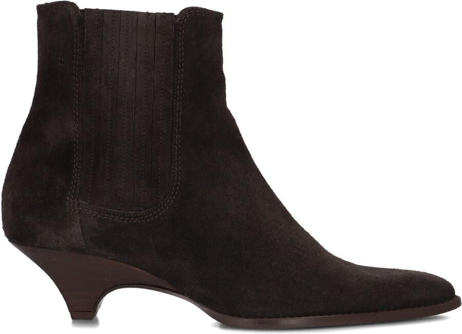 ZINDA Enkellaarsjes Dames 3679 Suède Bruin