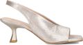 ZINDA Slingbacks Dames 3158 Leer Zilverkleurig - Zilverkleurig