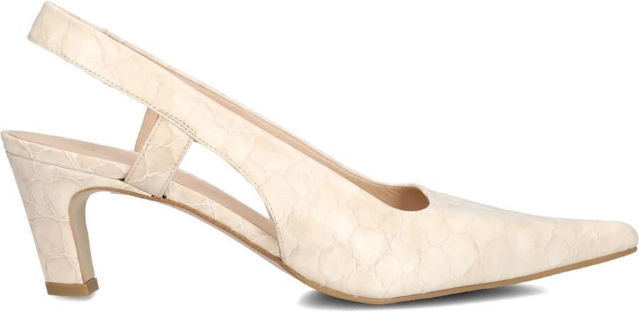 ZINDA Slingbacks Dames 3408 Maat: 37 Materiaal: Leer Kleur: Beige