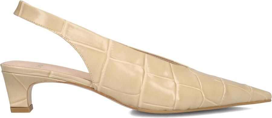 ZINDA Slingbacks Dames 3425 Maat: 38 Materiaal: Leer Kleur: Beige